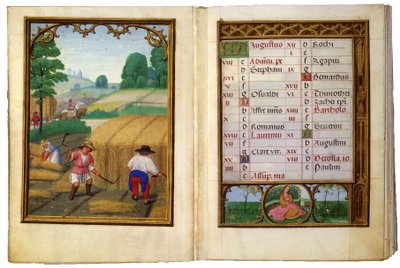 8月-小麦の移動、束縛 作： Simon Bening